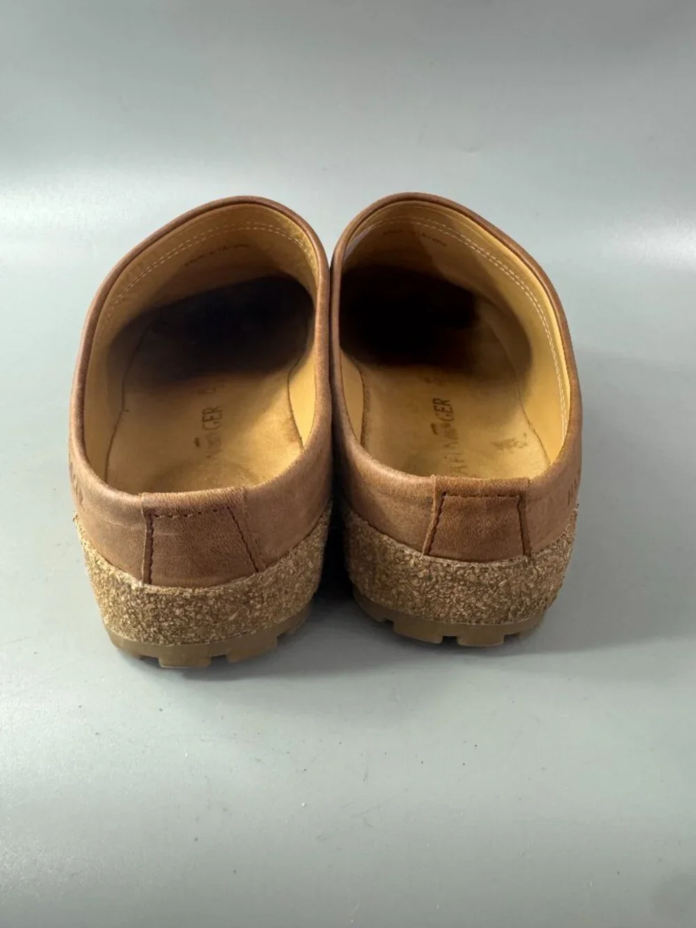 Haflinger Malmo Unisex Clog  - Saddle Leather, Size 42